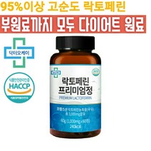 95%이상 고순도 락토페린 프리미엄정 다이어트 1000mg X 60정, 1개(2개월분)