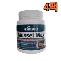 Good Health 굿헬스 초록입홍합 머슬 맥스 28000mg 200캡슐, 4팩