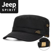 JEEP SPIRIT 캐주얼 플랫 모자 CA0077 + 인증 스티커