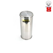 MDG7976 야외용 스텐 원형휴지통 뱅뱅이쓰레기통(대) 38L 뱅뱅이휴지통/스텐레스쓰레기통/야외용휴지통/쓰레기통