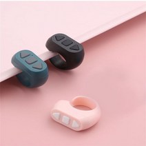 틱톡 비디오 페이지 터너용 핑거팁 컨트롤러 블루투스 호환 원격 제어 셀카 휴대폰 컨트롤러, pink