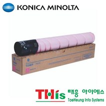 코니카미놀타 병행 수입정품토너 TN-321M 빨강 BIZHUB C022 25K Bizhub C224, 단일 수량