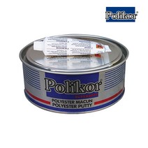 POLIKOR 폴리코 판금퍼티(1kg)-경화제포함 아연퍼티 빠데 슈퍼소프트 도장 보수 자동차, 1개