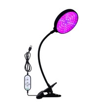 반려식물 희귀식물 led성장등 usb 포트 집 실내 모종 조명 타이머 스펙트럼, 1 헤드 usb 포트