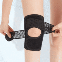 무릎 보호대 아대 관절 니슬리브, 무릎보호대 화이트 XL