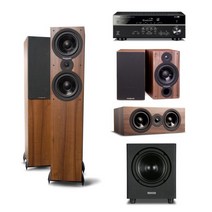 [] 야마하 RX-V385 + 캠브리지오디오 SX-80 5.1채널스피커(SX-60/M-Cu, AV리시버:385(블랙) / 스피커:5.1스피커(월넛.블랙)