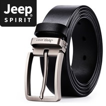 JEEPSPIRIT 정품 남성용 가죽 벨트 OM18CD996BT0434 쿠팡 + 주식회사 지프스피릿 정품 선물용 벨트박스 증정 + 지프정품 양말증정 사은품미수령시 무료반품 신청