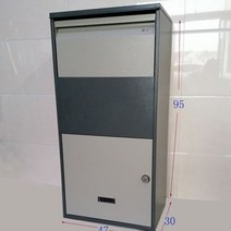 오마스토어 빌라 원룸 아파트 전원주택 단독주택 무인 택배함 택배 보관함, 미디엄 그레이 95X47X30센티