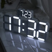 국산 플라이토 데이즈 인테리어 LED 벽시계 38cm, 국산 플라이토 데이즈 38cm 화이트