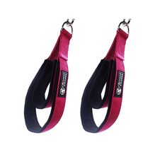 J Bryant Fitness 리포머 요가 및 기타 피트니스 장비용 더블 루프 필라테스 스트랩 672658, Pink