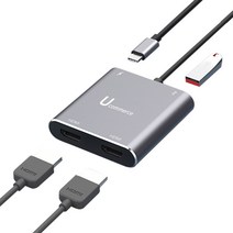 USBType C TO HDMI케이블 PD미러링 듀얼모니터 컨버터, 상세페이지 참조