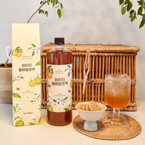 밤바치 돌배 발효액 1L 돌배효소 액기스 돌배청 돌배즙, 무라벨 3병