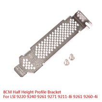 1pc 로우/하이 프로파일 브래킷 어댑터 DVI DP VGA 배플 포트 (절반 높이 용) HP P400 용 전체 그래픽 비디, 02 as pic