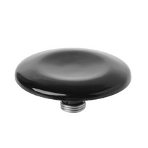 자동차스위치 아우디 A4L A5 Q5 A6L Q7 A8 MMI 용 1PCS 노브 조이스틱 버튼 캡 커버 수리, 01 Bright Black