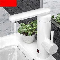 스테인리스 스틸 전기 온수기 온도 디스플레이 주방 탱크리스 인스턴트 수도꼭지 3000W, [01] WHITE, [04] Au 플매트 카펫 러그, 01 WHITE_04 Au 플매트 카펫 러그