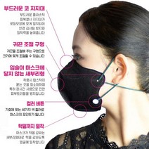 세계최초BMT기술력 특허 목걸이일체형 여러날사용해도 냄새가 적게 나는 내몸애마스크, L (20세이상) 일반성인용, 블랙, 10개