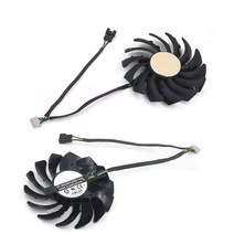 5700XT 그래픽 카드 냉각 팬 MSI RX5700 5700XT EVOK 8G PLD09210S12HH, 01 A