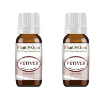 Plant Guru Vetiver Essential Oil 플랜트 구루 베티버 에센셜 오일 1oz(10ml) 2팩