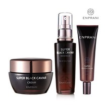 엔프라니 수퍼 블랙 캐비어 3종세트+아이크림30ml