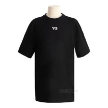 와이쓰리 [Y-3] 22SS 남성 HG6091 로고 반팔 티셔츠 블랙