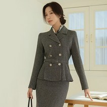 OTO023 클래식 트위드 블라우스 자켓
