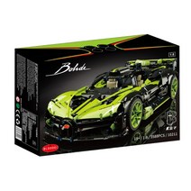 테크닉 42083 부가티 시론 스포츠카 레이싱 호환블럭 중국호환 블록, 그린 부가티
