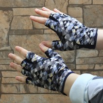 커버드 남성 다이아 반장갑 봄가을장갑