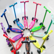 마이크로킥보드 맥시T 디럭스 LED 유아킥보드, 옐로우