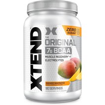 [Universal Nutrition Animal Flex Pak] 유니버셜 XTEND 오리지널 BCAA 파우더 블루 라즈베리 아이스 - 아미노산 함유 무설탕 운동 후 근육 회복, [11] 망고 광기, [03] 90.0인분 (1팩)