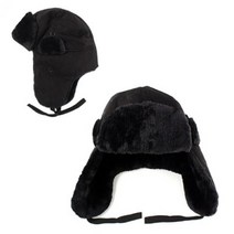 기타 바보사랑[쿠닌]고급 검정 군밤모자 군인 방한모자 동계 겨울모자