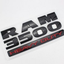 자동차로고 엠블럼 3D Car Stickers Letters Badge Logo Nameplate Car Stickers and Decals For DODGE RAM, 03 F_02 2Pcs