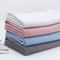 짱패브릭 선염양면이중울(wool)니트-4color원단 패브릭#, 아이보리