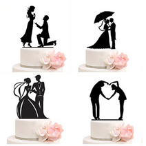 신혼여행토퍼 결혼1주년케이크 드로잉토퍼 결혼30주년 50주년, 케이크토퍼BL04920