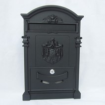 메일함 박스 우편수취함 다세대우편함 대형 우체통만들기 자물쇠 정원 장식이 있는 빈티지 금속 우편함 레터박스 벽걸이 형 잠글 수 있는 우편함 받은 편지함 현대 우편 잠금 우편물, 11