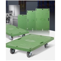 매장 사무실 업소용 소형 운반 끌차(소) 냉장고 달리차 물류운반 택배, 사각달리 회색고무 소, 1개