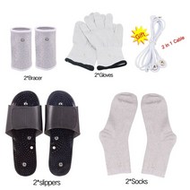 임산부 다리마사지기 사지압박순환장치 주열기 수십 전극 전기 마사지 액세서리 장갑, 8개