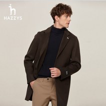 Hazzys 헤지스 겨울 남성 비즈니스 캐주얼 울 서멀 트위드 코트 ABSZH02DH11