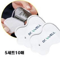 닥터웰 EMS 저주파 마사지 젤 겔 패드 시트 패치 교체용 리필용 접착패드 10P (5세트), 저주파 리필패드(1set)