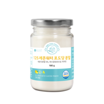 바로푸드 125 레몬워터 포도당 분말 180g, 1통