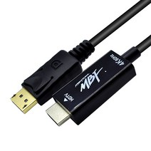 엠비에프 MBF-DPHC03B DP to HDMI 변환 케이블 (v1.2 3m), 1개