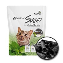 퀸오브샌드 두부모래 숯 3kgx6개(1box) 고양이 모래, 0