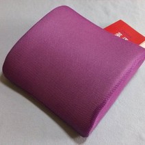도넛 벌집 치질방석 식탁의자 젤리 마사지 메모리 폼 사무실 요추 베개 등받이 지원 쿠션, 보라색(메쉬)