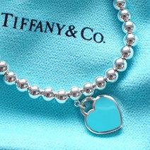 TIFFANY&CO(티파니앤코) 명품티파니 팔찌 하트 태그 비드 브레이슬릿 다이아몬드 민트 69683878