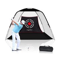 골프 스윙 연습 실외 매트 훈련 실내 그물망 연습기 네트, Golf Net 12x7x6FT White-Pro