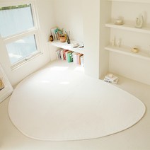 스케치 거실러그 먼지없는 물세탁 단모러그 침대 아이방 원형 사각 타원형 아치형 비정형 5color