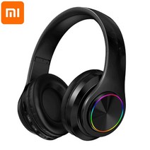 샤오미 무선 헤드폰 LED 라이트 헤드폰 블루투스 5.0 마이크 접이식 헤드폰 HiFi 헤드폰|Bluetooth Earphones & Headphones|, 1개, 러시아, colour 4