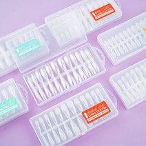 캣워크 젤리 팁 240팁 클리어 울트라씬 풀팁 인조손톱, 4.스틸레토 240팁