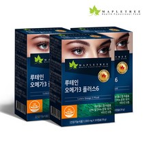 메이플트리 루테인오메가3 플러스6 30캡슐X3통 3개월분