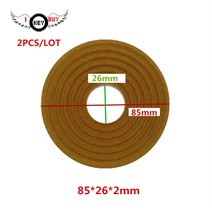 2pcs 스피커 댐퍼 웨이브 3.35 인치 직경 85MM 26 코어 높이 2 MM 낮실버 미드 레인지 파워 혼 수리 스프링 스파이더 부품, [02] 128x46x12mm