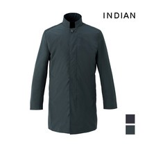 [인디안] [INDIAN] 스탠드카라 베스트 착탈 트렌치 코트_MIUEHVF8471